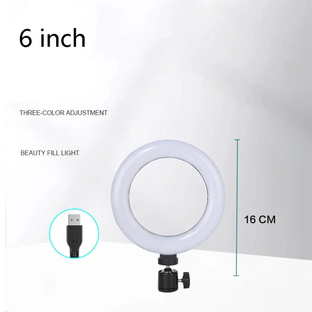 6/8/10inch LED Selfie Ring Light Photography Video Light RingLight Phone Stand Tripod Fill Light Dimmable Lamp Trepied Streaming 6/8/10inch LED Selfie Ring Light Photography Video Light RingLight Phone Stand Tripod Fill Light Dimmable Lamp Trepied Streaming