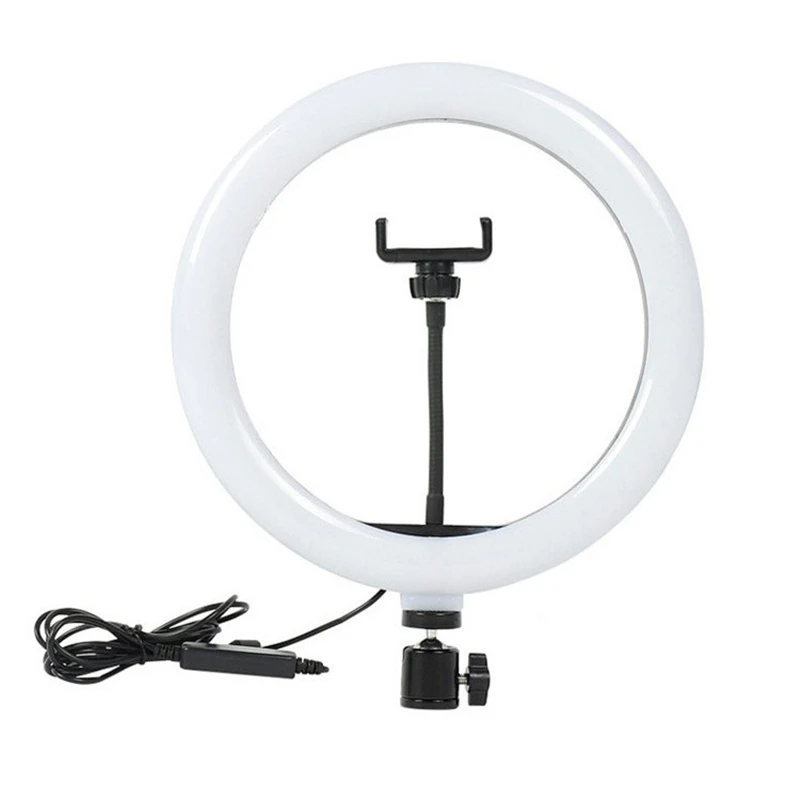 10/8/6/12 Inch Self-Timer Ring Light Photography Fill Light LED Ring Light Kit for Video Recording and Live Broadcast Equipment
