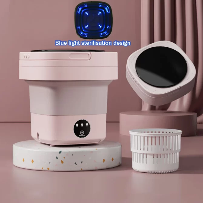 8L foldable portable washer3 models with spin drying.