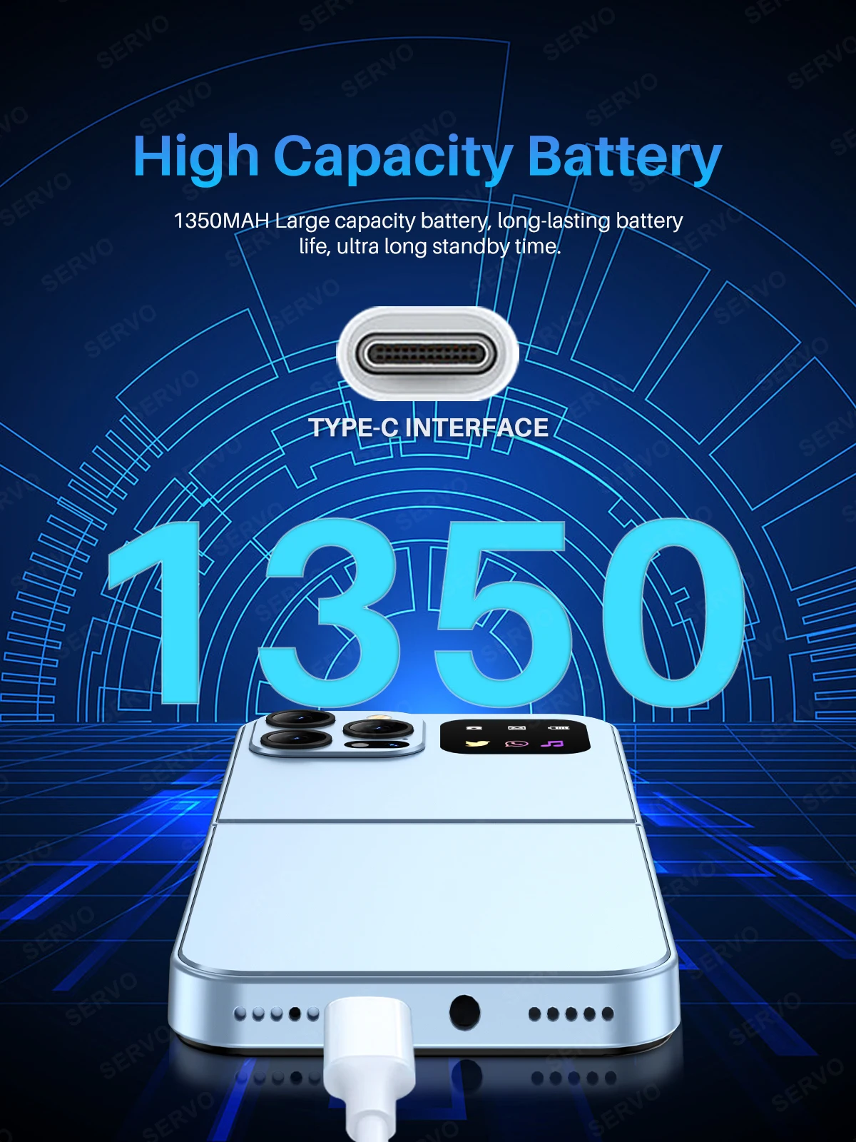 SERVO A50 Pro Flip Phone Dual SIM Card GSM Electric Torch Automatic Call Recording 2.4 Inch Screen Foldable Mobile Phones Type-C SERVO A50 Pro Flip Phone Dual SIM Card GSM Electric Torch Automatic Call Recording 2.4 Inch Screen Foldable Mobile Phones Type-C