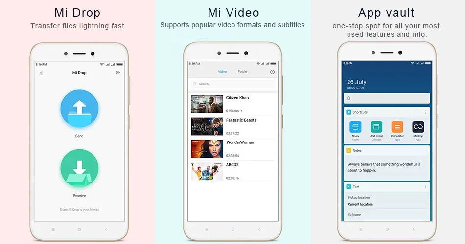 Original Smartphone Xiaomi Redmi 5A 3+32Gb Wholesale Xiaomi Mobile Phones Unlocked Android Google Play  Global Frimware