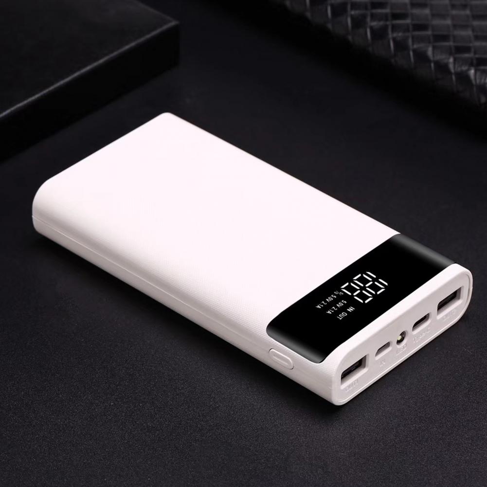 Durable Battery Charger Case Long Service Life Large Capacity 20000mAh Power Bank Shell Fast Charging Durable Battery Charger Case Long Service Life Large Capacity 20000mAh Power Bank Shell Fast Charging