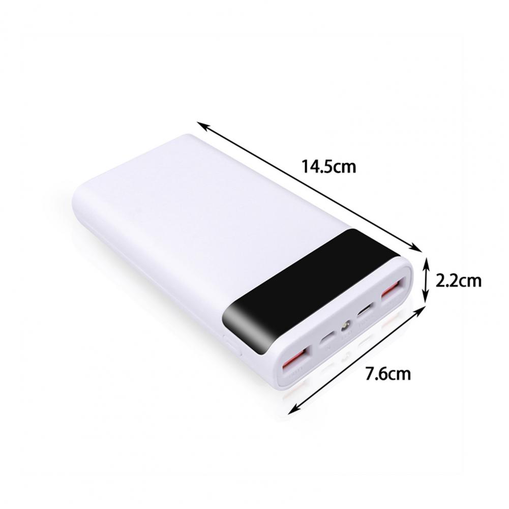 Durable Battery Charger Case Long Service Life Large Capacity 20000mAh Power Bank Shell Fast Charging Durable Battery Charger Case Long Service Life Large Capacity 20000mAh Power Bank Shell Fast Charging