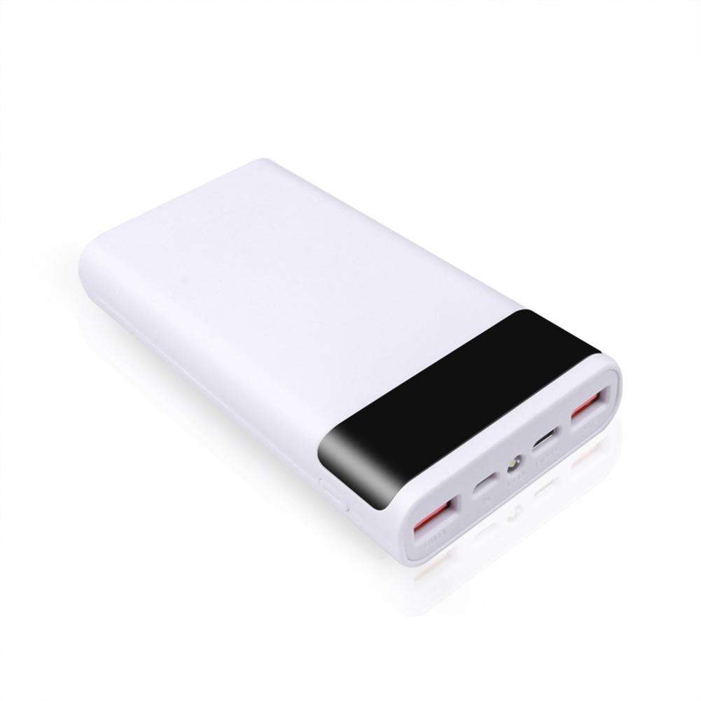 Digital Display Easy Installation 6x18650 Power Bank Shell Battery Charger