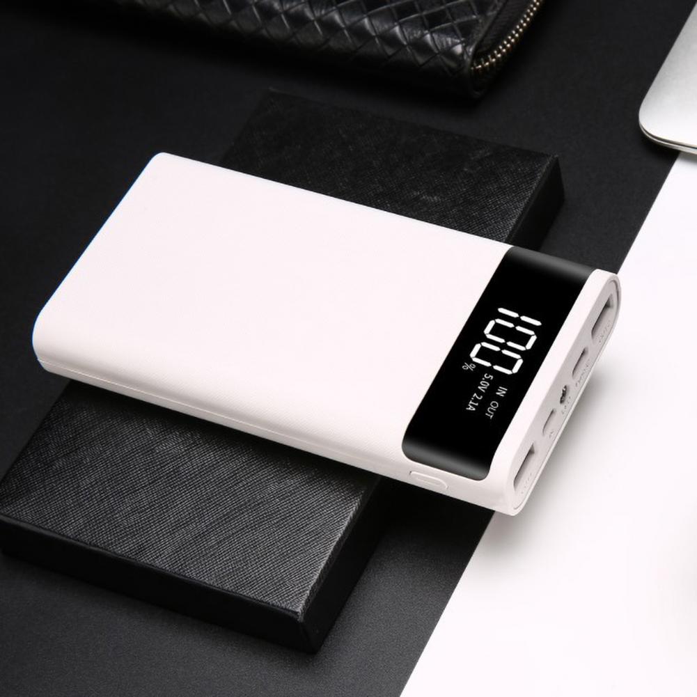 Digital Display Easy Installation 6x18650 Power Bank Shell Battery Charger